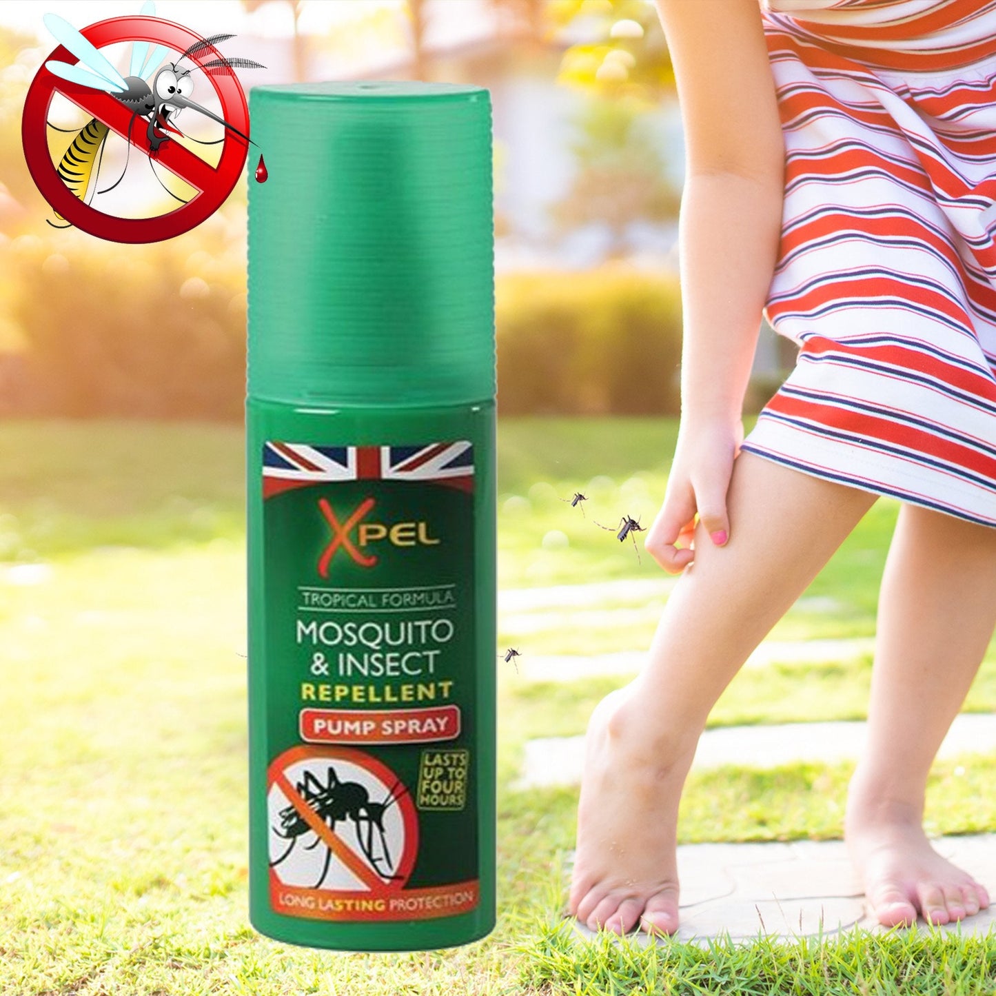 Ultra długotrwały spray odstraszający komary i owady dla dorosłych - 120 ml