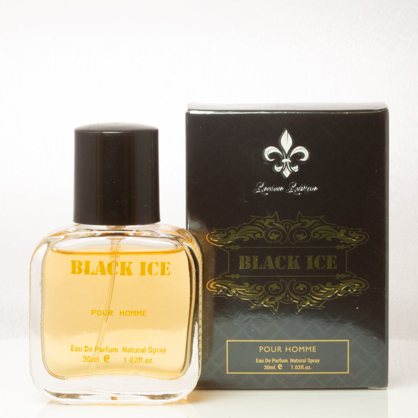 30 ml EDT Lucien Lebron Black Ice Owocowo- drzewny zapach dla mężczyzn