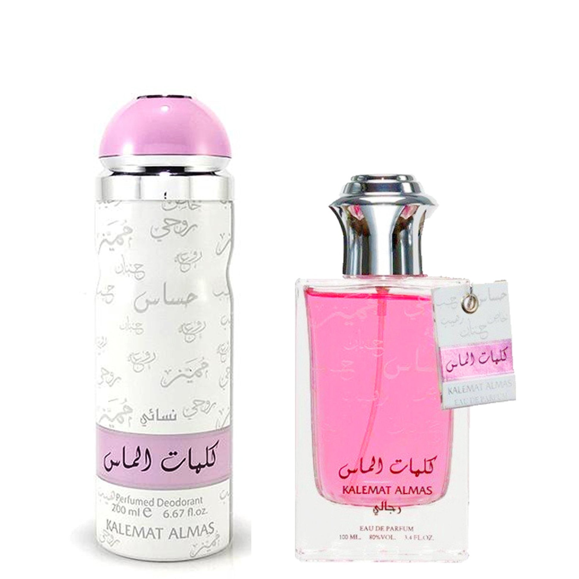 100 ml Woda Perfumowana Kalemat Almas + 200 ml Dezodorant Owocowo- kwiatowy zapach dla kobiet 2 