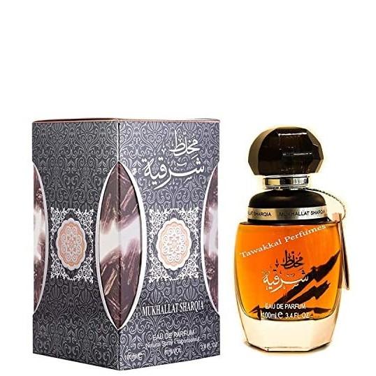 100 ml Woda Perfumowana Mukhallat Sharqia Orientalny, drzewno- oudowy zapach dla mężczyzn
