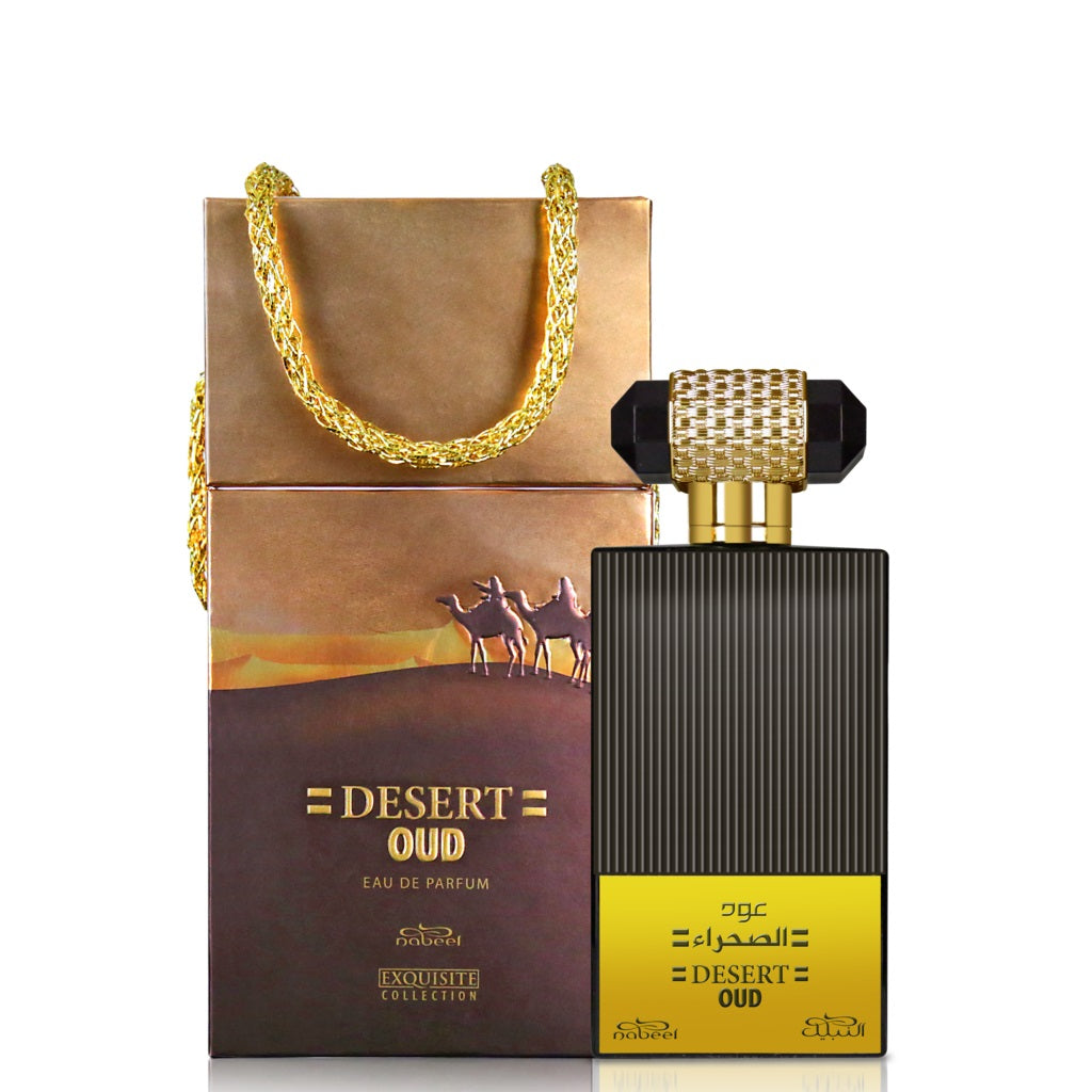 100 ml Woda Perfumowana Desert Oud Skórzano-Bursztynowy Zapach dla Kobiet i Mężczyzn