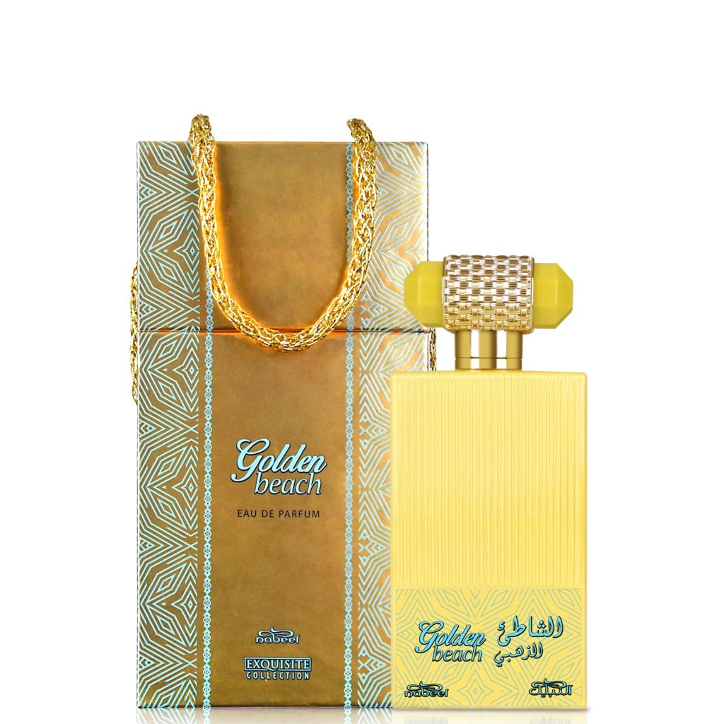 100 ml Woda Perfumowana Golden Beach Bursztynowo-Waniliowy Zapach dla Kobiet i Mężczyzn