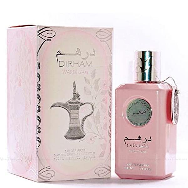 100 ml Woda Perfumowana Dirham Wardi Słodki, owocowo- kwiatowy zapach dla kobiet 1 