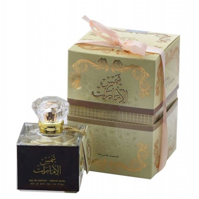 100 ml Woda Perfumowana Shams Al Emarat Sandałowy, owocowo- piżmowy zapach dla kobiet
