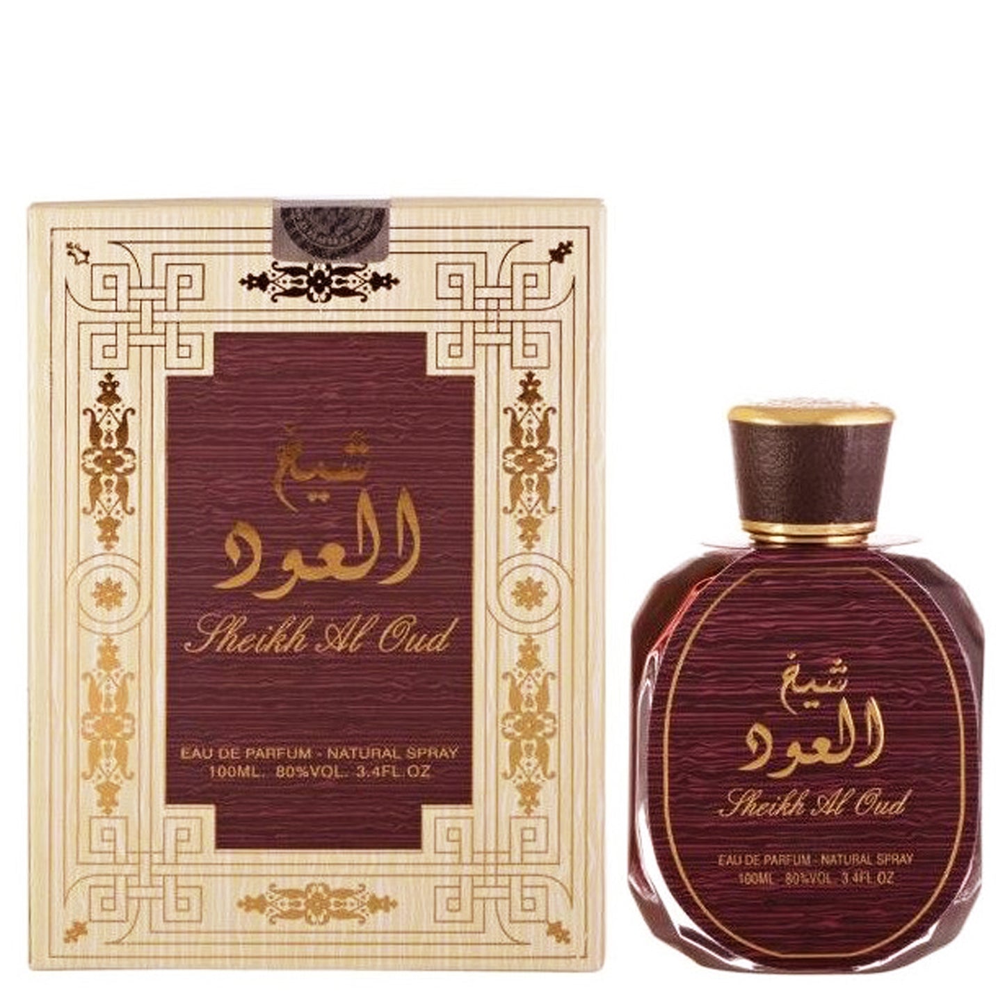 100 ml Woda Perfumowana Sheikh Al Oud Ostro- drzewny zapach dla mężczyzn