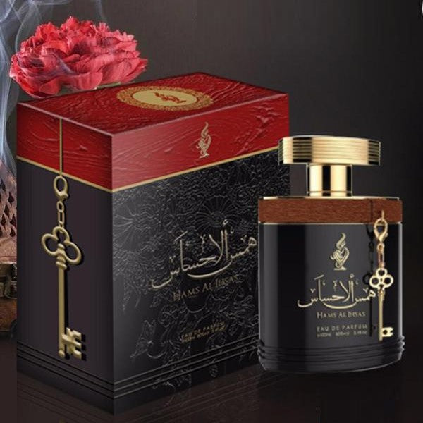 100 ml wody perfumowanej Hams al Ihsas Ostro- skórzany zapach dla mężczyzn 1 