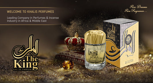 100 ml wody perfumowanej The King Owocowy, sandałowo- piżmowy zapach dla mężczyzn