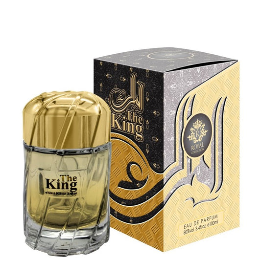 100 ml wody perfumowanej The King Owocowy, sandałowo- piżmowy zapach dla mężczyzn