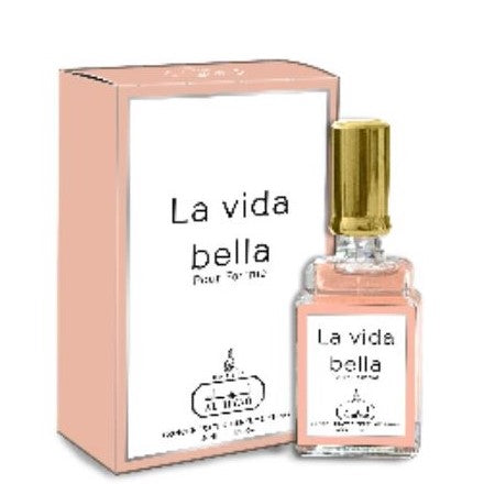 30 ml wody perfumowanej La Vida Bella Owocowy, pudrowo- waniliowy zapach dla kobiet