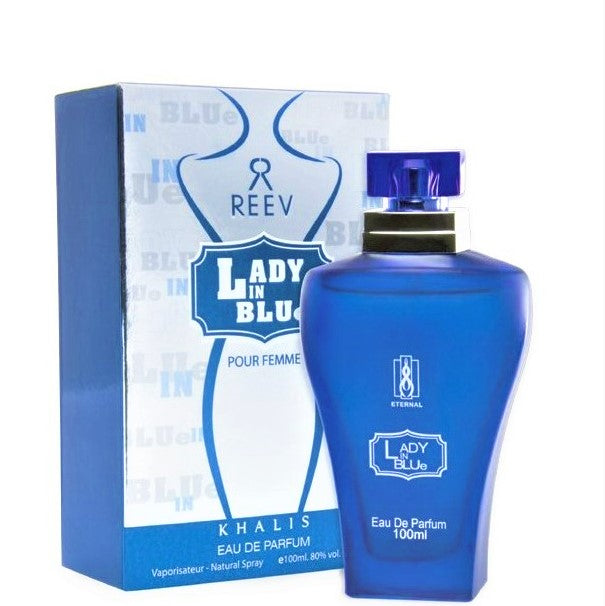 100 ml Woda perfumowana Lady in Blue Owocowo- bursztynowy zapach dla kobiet