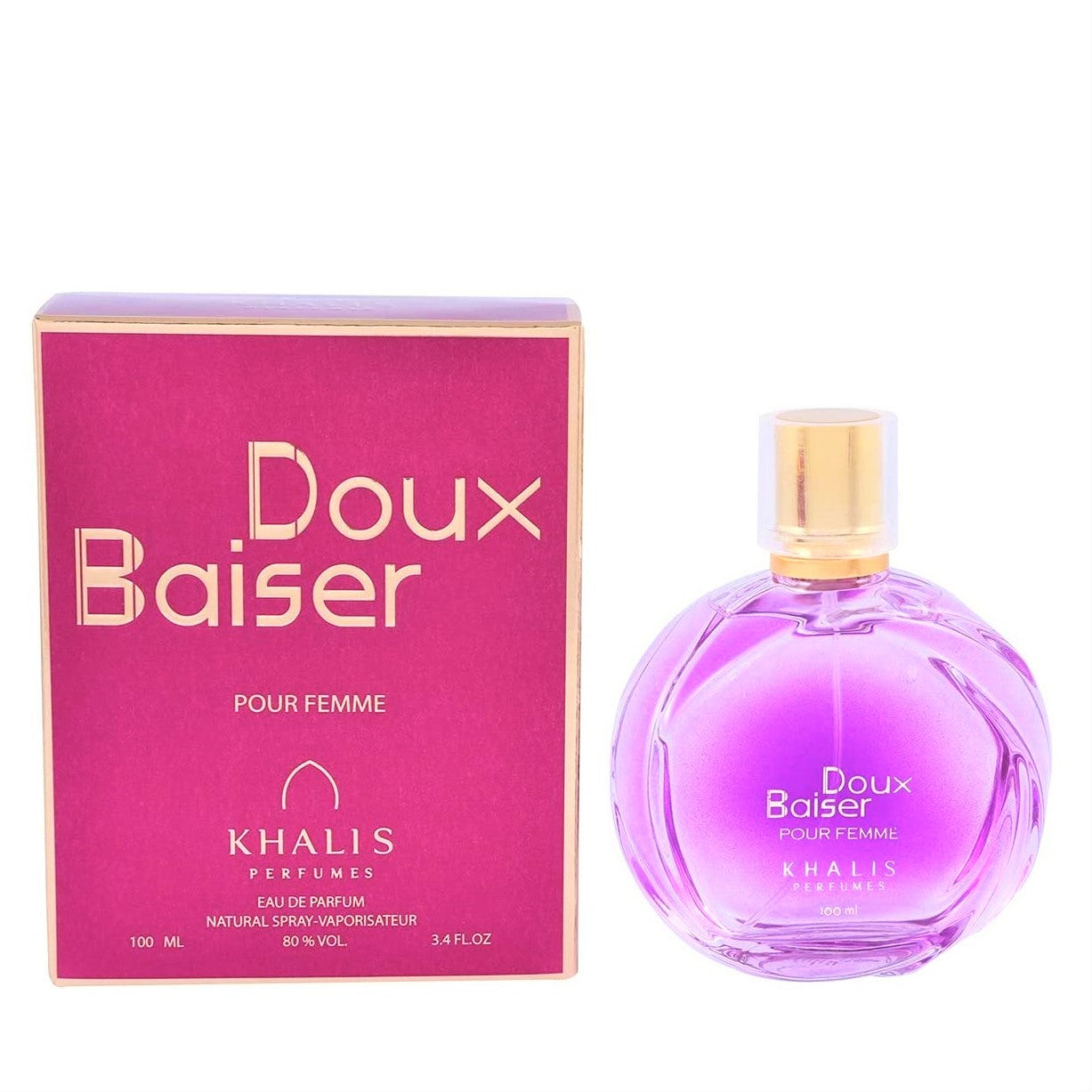 100 ml Woda perfumowana Doux Baiser Ostry, waniliowo- owocowy zapach dla kobiet i mężczyzn 1 