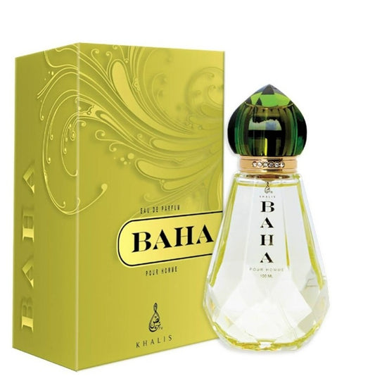 100 ml Woda perfumowana Baha Cytrusoow- bursztynowy zapach dla mężczyzn