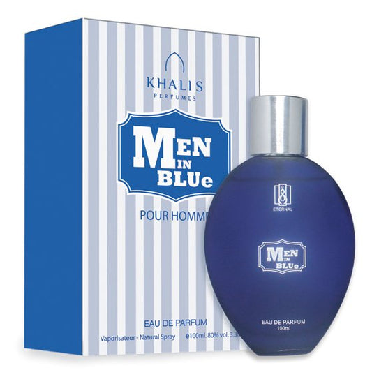 100 ml Eau de Perfume Men In Blue Bursztynowo- Cedrowy zapach dla mężczyzn