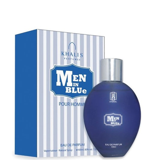 100 ml Eau de Perfume Men In Blue Bursztynowo- Cedrowy zapach dla mężczyzn