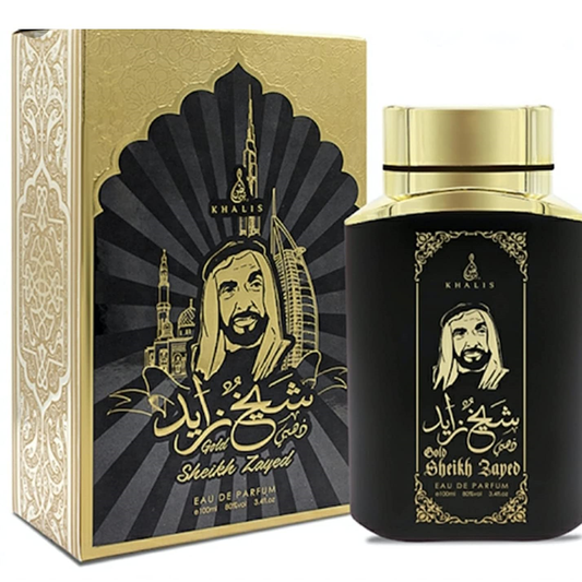 100 ml wody perfumowanej SHEIKH ZAYED GOLD Pikantny drzewny zapach dla mężczyzn