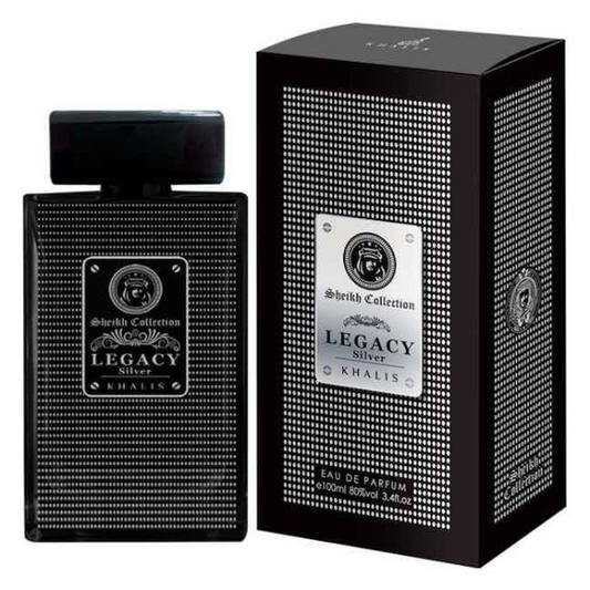 100 ml wody perfumowanej LEGACY SILVER Owocowy i skórzasty zapach dla mężczyzn