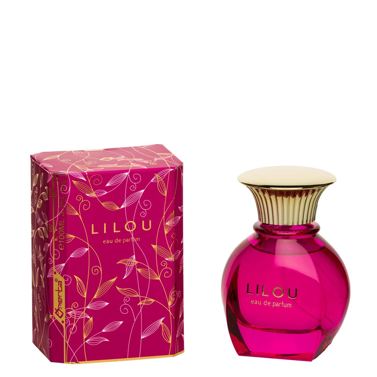 100 ml wody perfumowanej "LILOU" orientalno-drzewny zapach dla kobiet, o wysokiej zawartości olejków zapachowych 6%