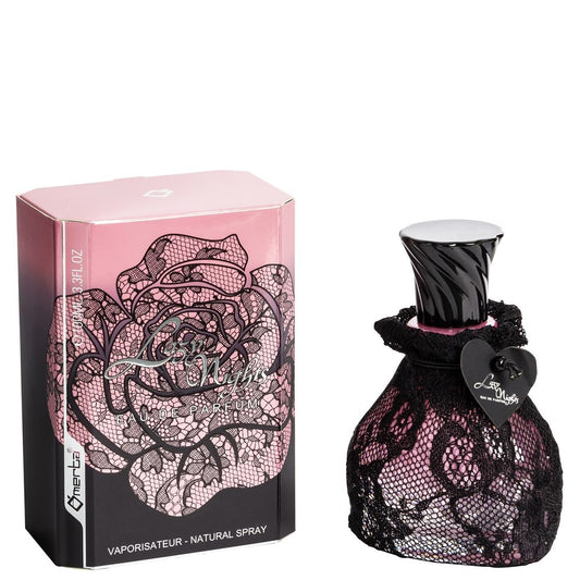 100 ml wody perfumowanej "LAZY NIGHTS" kwiatowy piżmowy zapach dla kobiet, o wysokiej zawartości olejków zapachowych 6%