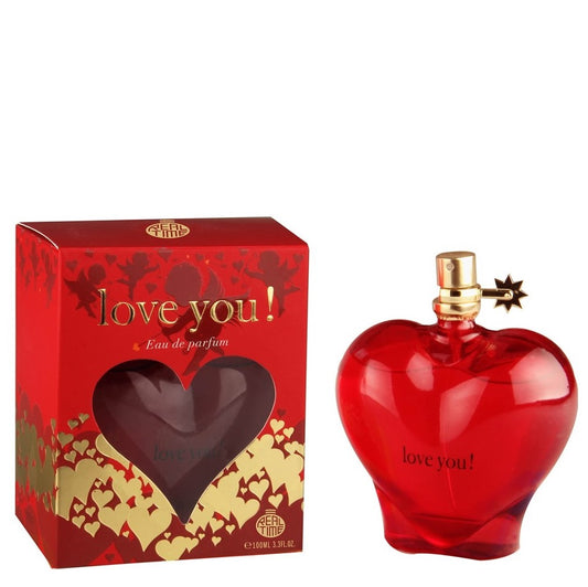 100 ml wody prefumowanej "LOVE YOU RED" Fuity Piżmowy Kwiatowy Zapach dla Kobiet, o wysokiej zawartości olejków zapachowych 3%