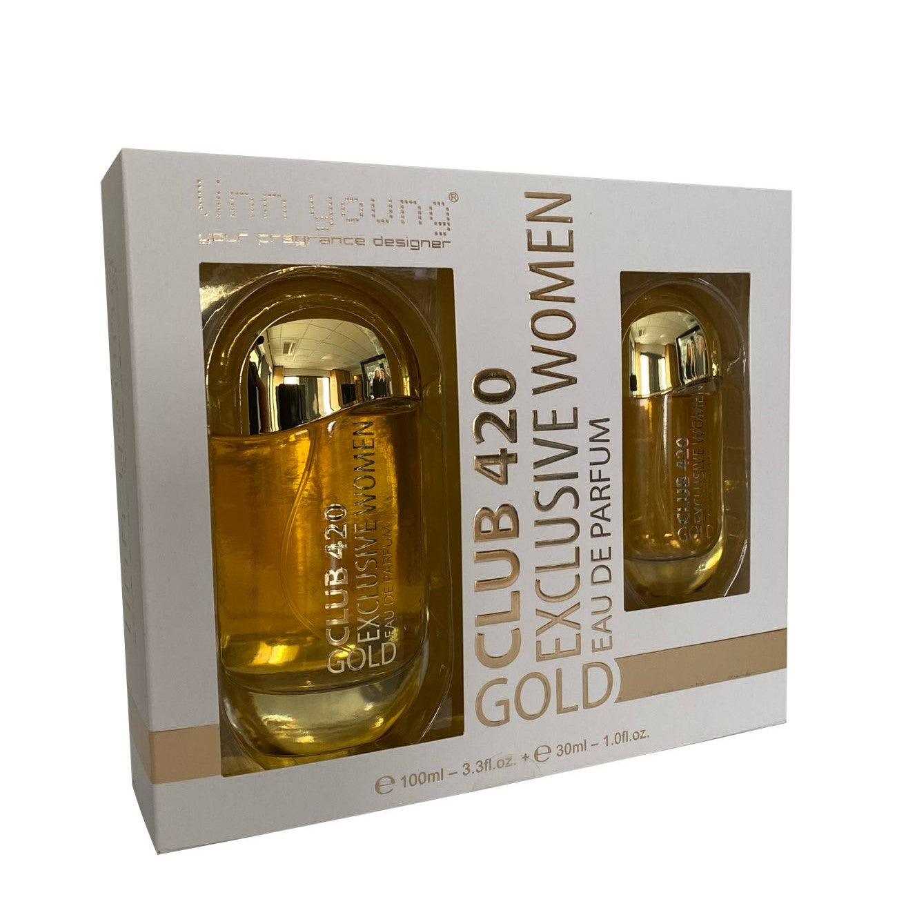 100 ml + 30 ml wody perfumowanej "CLUB 420 GOLD" Orientalno - Waniliowy Zapach dla Kobiet 1 