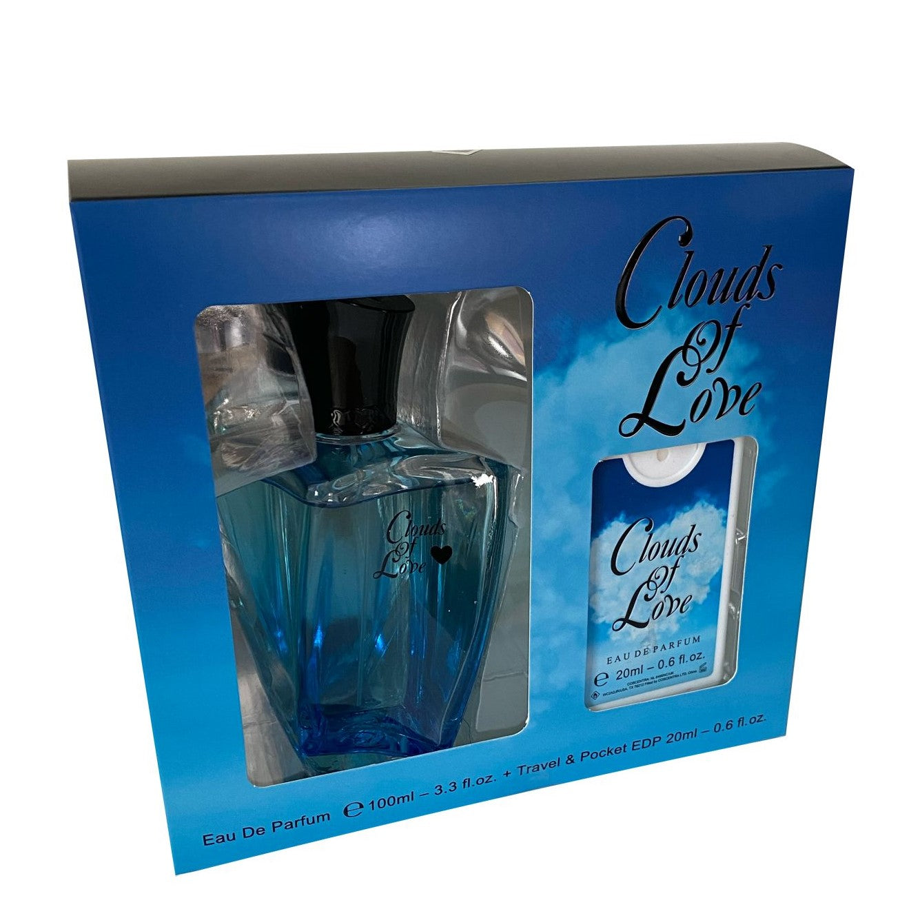 100 ml + 20 ml wody perfumowanej "CLOUDS OF LOVE" Orientalno - Waniliowy Zapach dla Kobiet