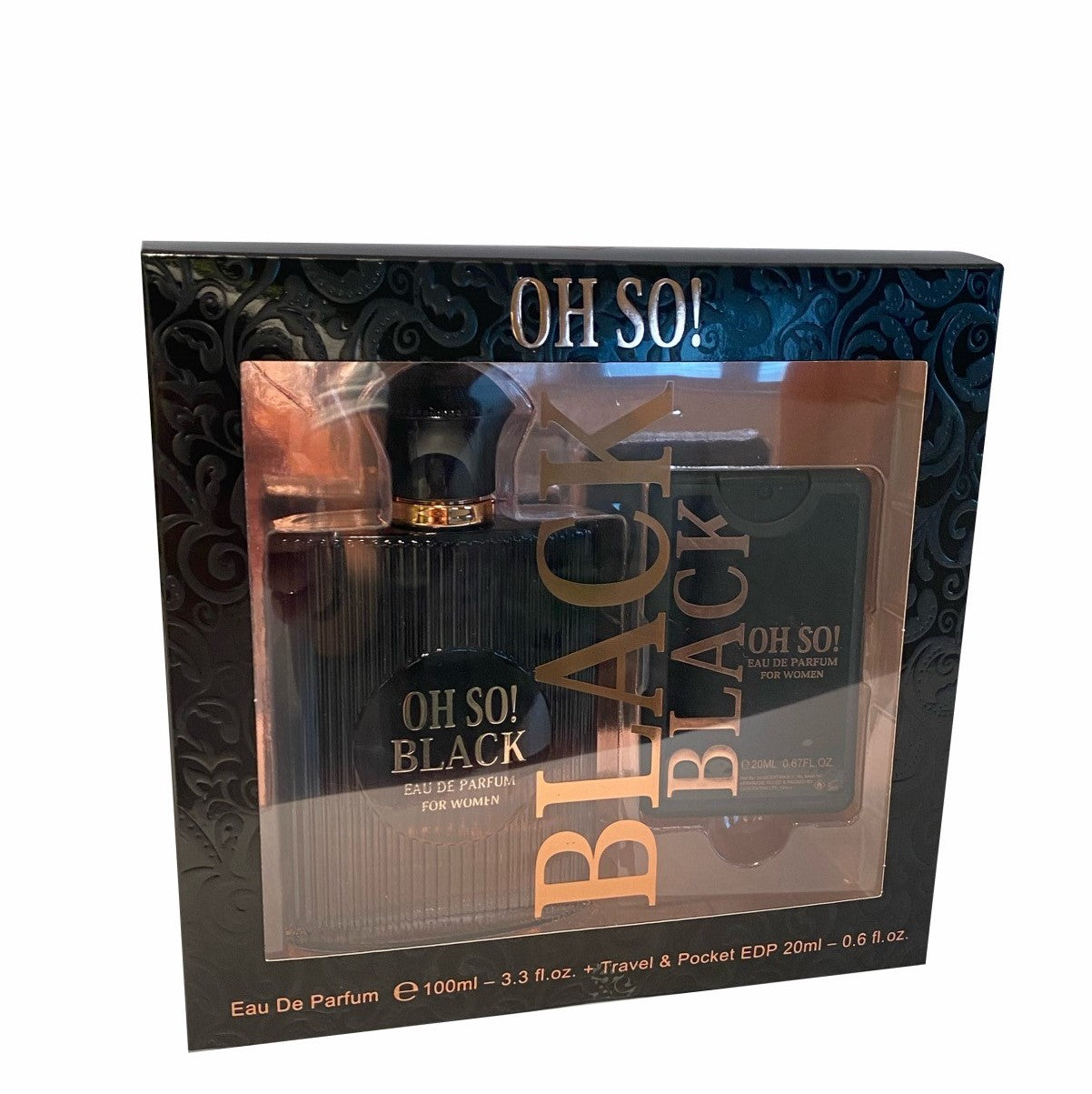 100 ml + 20 ml wody perfumowanej "OH SO ! BLACK" Orientalno - Waniliowy Zapach dla Kobiet