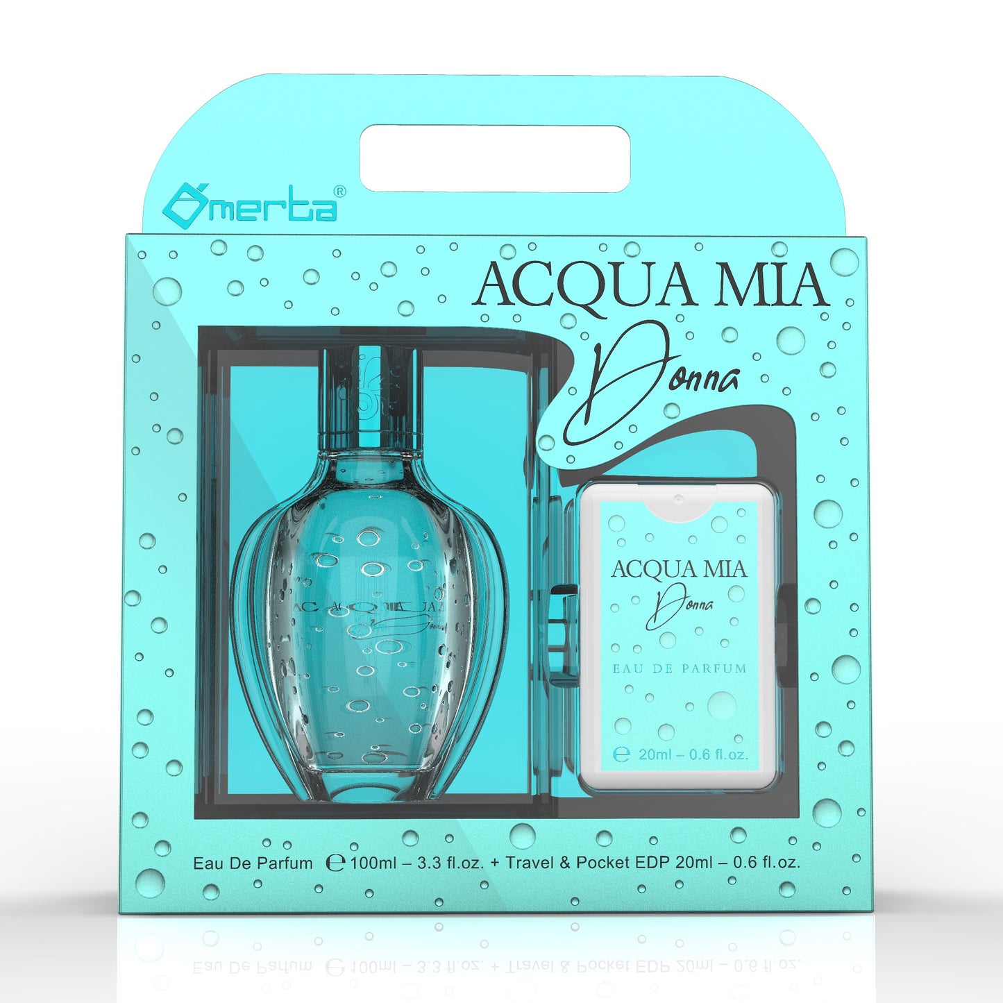 100 ml + 20 ml wody perfumowanej "ACQUA MIA DONNA" Kwiatowo - Owocowy Zapach dla Kobiet