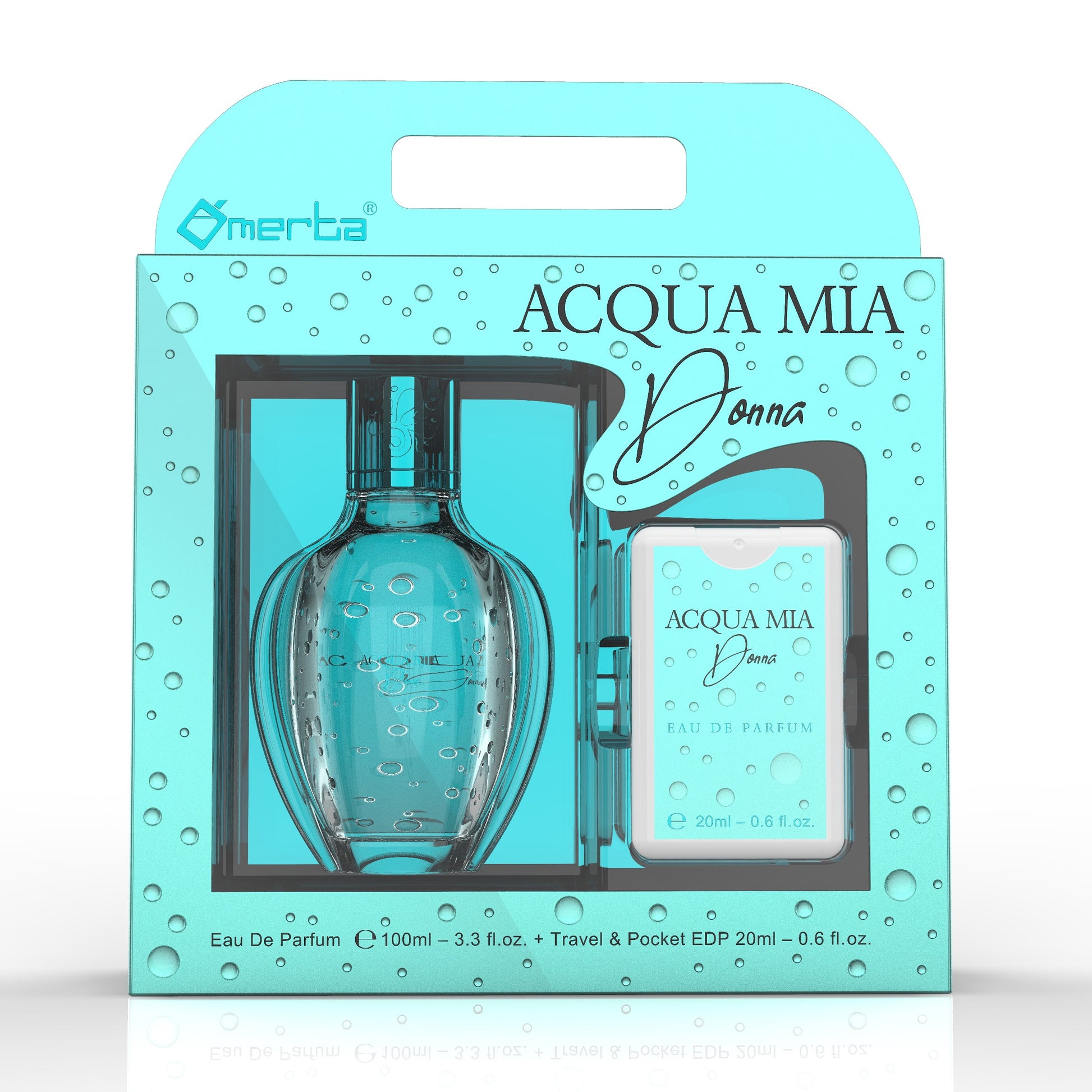 100 ml + 20 ml wody perfumowanej "ACQUA MIA DONNA" Kwiatowo - Owocowy Zapach dla Kobiet 1 