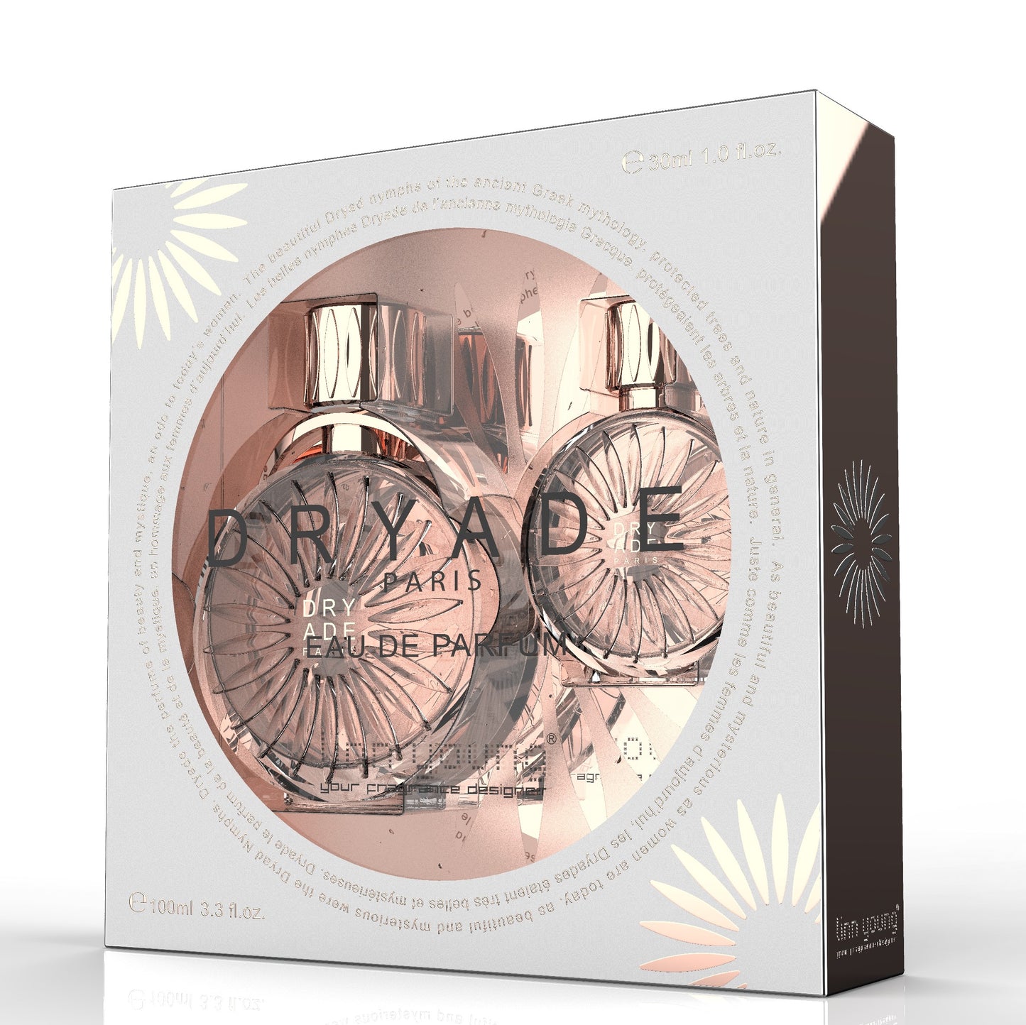 100 ml + 30 ml wody perfumowanej "DRYADE PARIS" Orientalno - Drzewny Zapach dla Kobiet