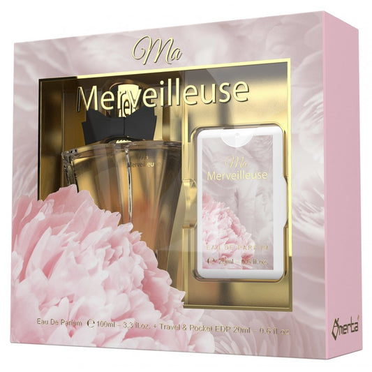 100 ml + 20 ml wody perfumowanej "MA MERVEILLEUSE" Orientalno - Kwiatowy Zapach dla Kobiet