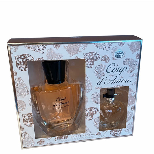 100 ml + 15 ml wody perfumowanej "COUP D'AMOUR" Orientalno - Kwiatowy Zapach dla Kobiet