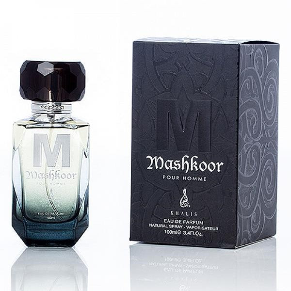 100 ml wody perfumowanej MASHKOOR Pikantny drzewno-skórzany zapach dla mężczyzn 1 