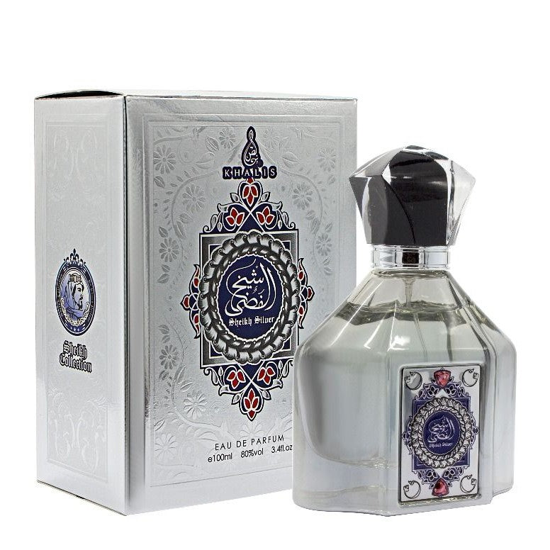 100 ml woda perfumowana SHEIKH SILVER Słodki orientalny zapach dla mężczyzn