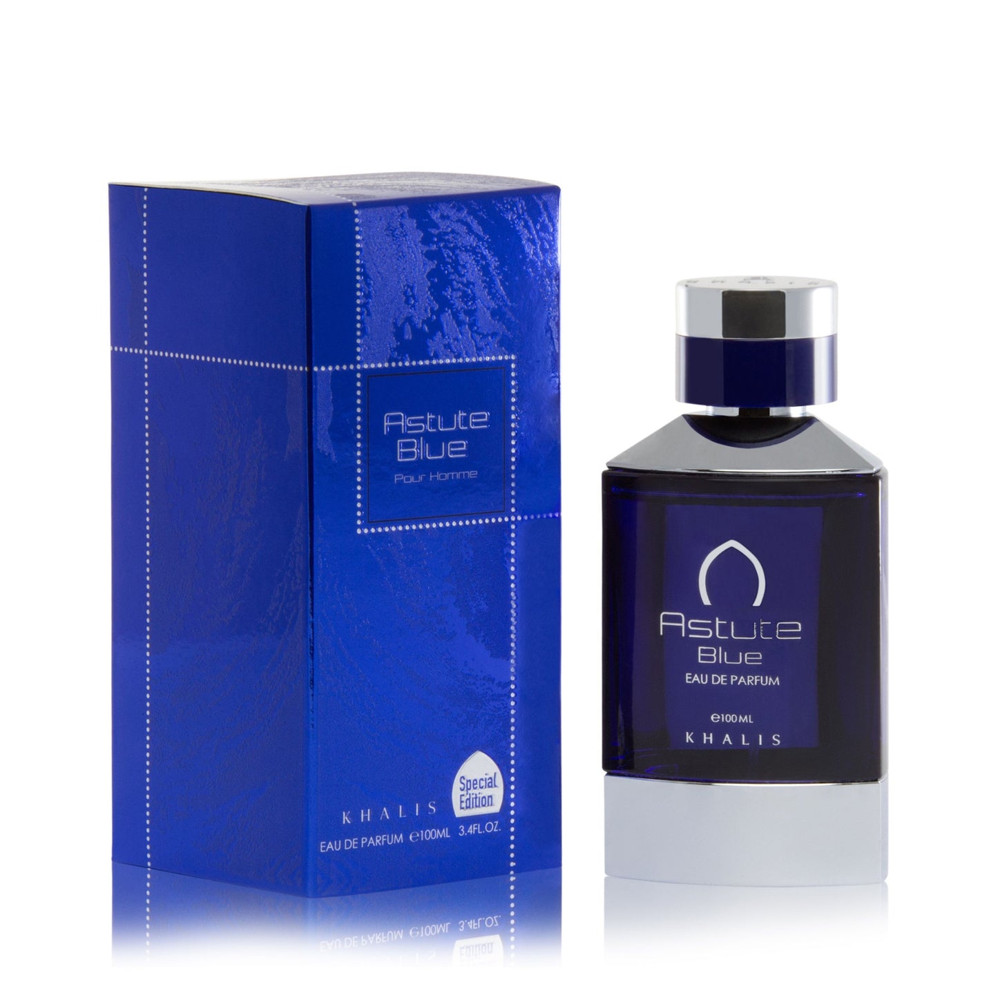 100 ml wody perfumowanej ASTUTE BLUE Korzenno-drzewny zapach dla mężczyzn