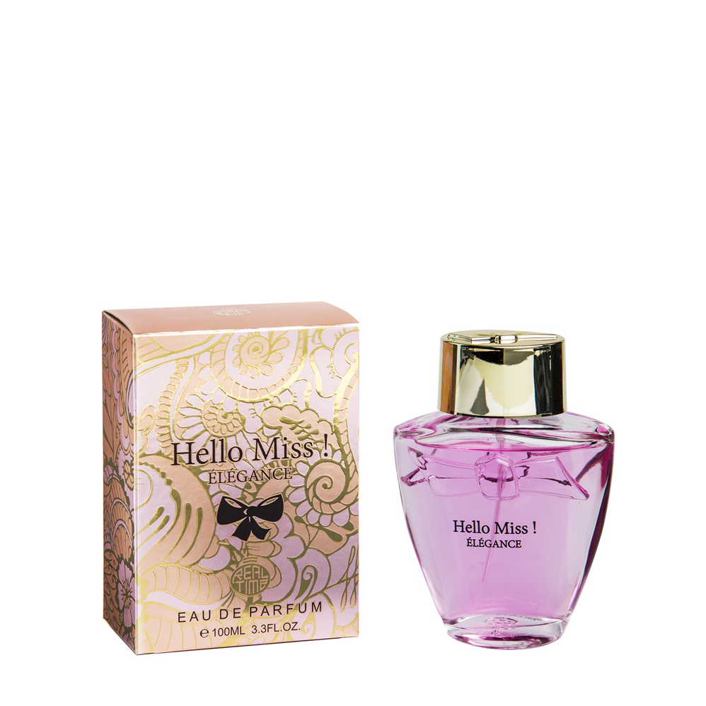 100 ml woda perfumowana "Hello Miss! Elégance" Kwiatowo-fuity zapach dla kobiet 1 