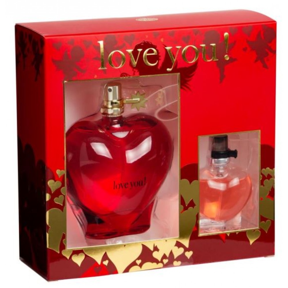 100 + 15 ml EDP wody prefumowanej "LOVE YOU RED" Fuity Piżmowy Kwiatowy Zapach dla Kobiet