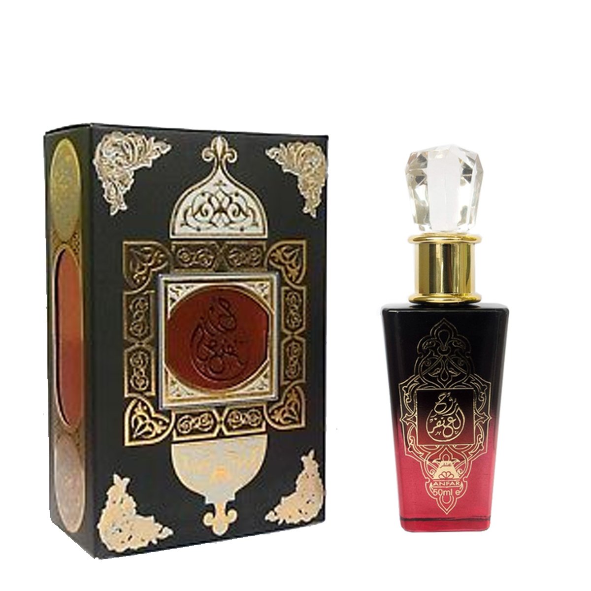 50 ml Woda Perfumowana Rooh Al Anfar, ostro- drzewny zapach dla kobiet i mężczyzn 1 