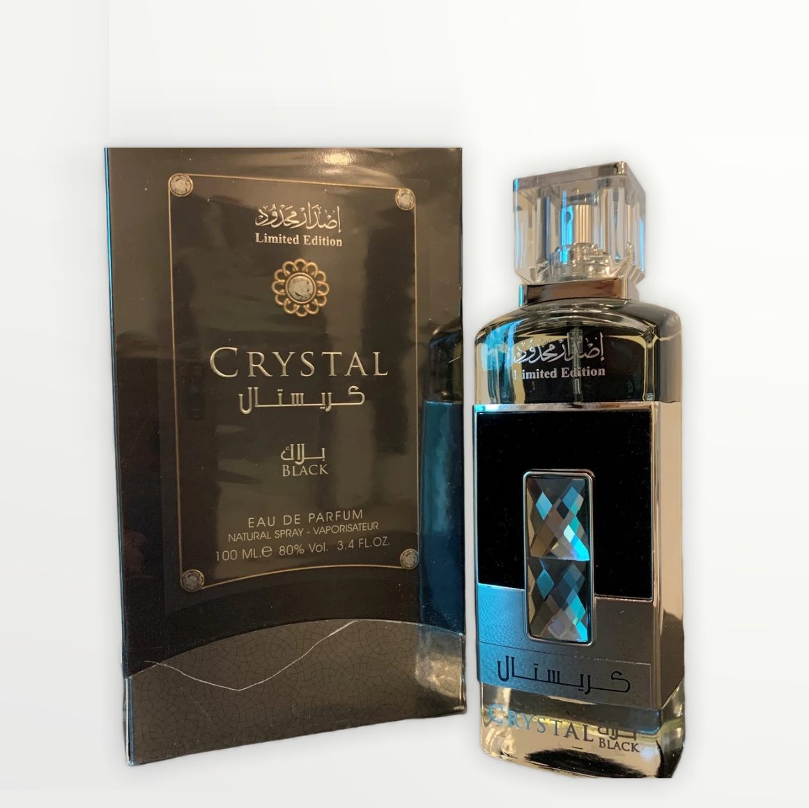 100 ml Wody Perfumowana Crystal Black Sandal Oud zapach dla mężczyzn