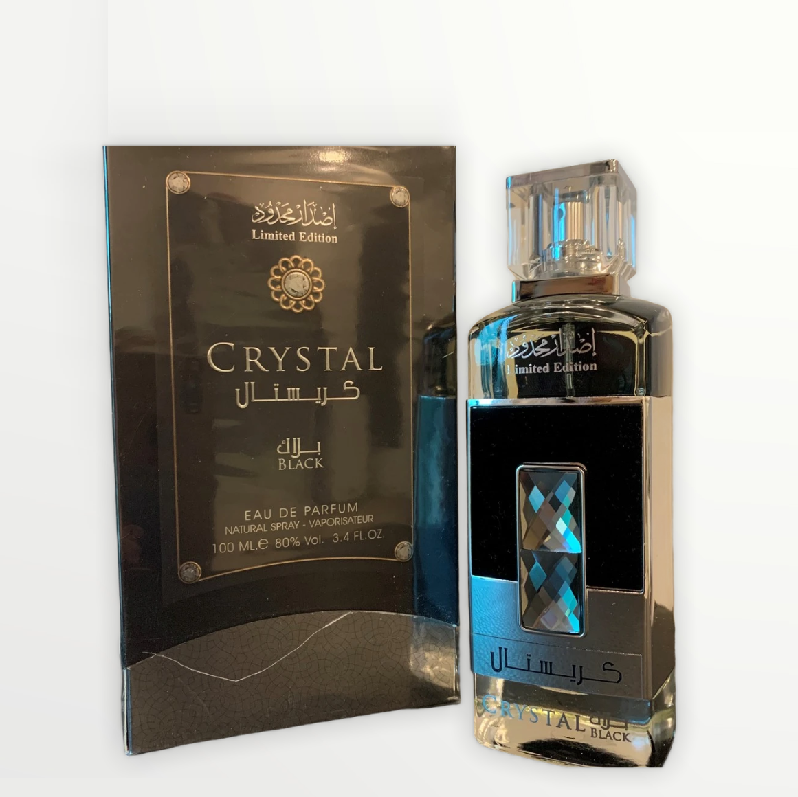 100 ml Wody Perfumowana Crystal Black Sandal Oud zapach dla mężczyzn 1 