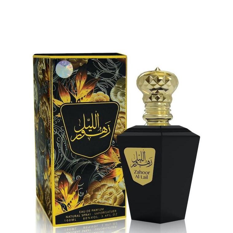 100 ml Woda Perfumowana Zahoor Al Lail Słodki, waniliowo- owocowy zapach dla kobiet i mężczyzn